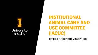 IACUC Overview
