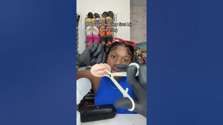 Vickey cathey piercing Gone Wrong OUCH😱 #shorts