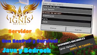 Ignis Network | Java y Bedrock