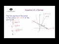 Equation Of A Normal Corbettmaths