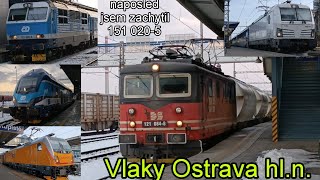 Vlaky Ostrava hl.n. (10.12.2023)
