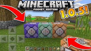 1.0.5 COMMAND BLOCK UPDATE!! Minecraft Pocket Edition Beta