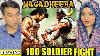 MAGADHEERA | Ram Charan Fight With 100 Soldiers Scene Reaction! | Ram Charan | Amber Rizwan Reaction