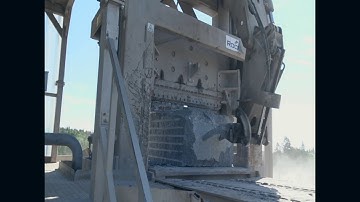 Large stone blocks splitter (Norway) | SLP line by GESTRA