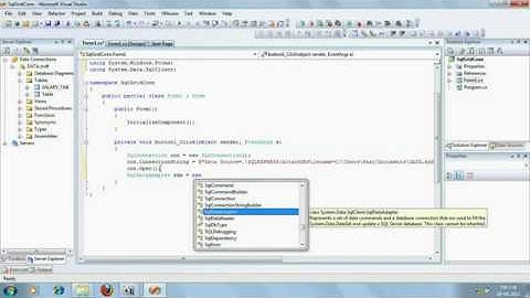 C# Geting data in DataGridView using SQL Server