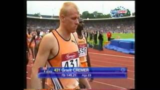 Юрий Борзаковский 2001г, 800 метров