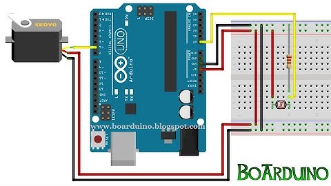 Kontrol Servo dengan Arduino dan Sensor Cahaya LDR