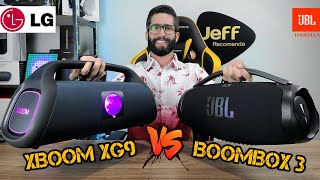 LG XBOOM GO POWER XG9 Vs JBL BOOMBOX 3: Qual é a melhor Caixa de som? O COMPARATIVO DO ANO!