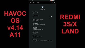 HAVOC 4.14 REDMI 3S/X - ANDROID 11