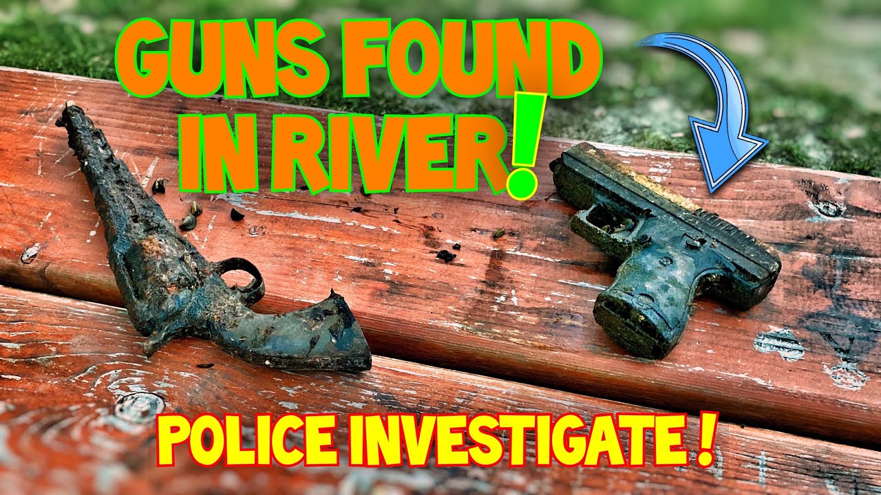 GUNS FOUND IN RIVER Police Investigate! YouTube