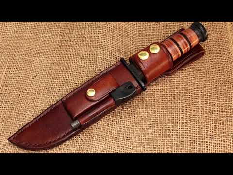 Making A Ka Bar Leather Sheath Dc3 Pouch Youtube