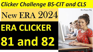 Clicker Challenge 81-82 || 2023-24 || BS-CIT || mkcl era clicker ||