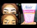 How I groom my brows using Nair|At Home