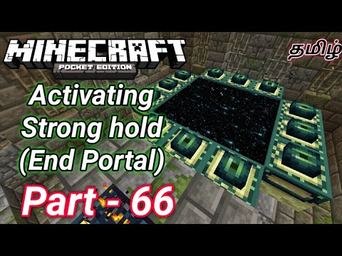 Minecraft [PE] Part -66 | Activating Strong hold (End Portal) | In Tamil | M.I Gamer
