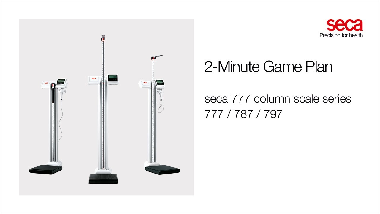 Seca 777 Professional Physician Scale - Medical Grade - Accurate Weight  with Consistent Results and BMI - Eye Level Height Rod and Tilt Proof  Safety 