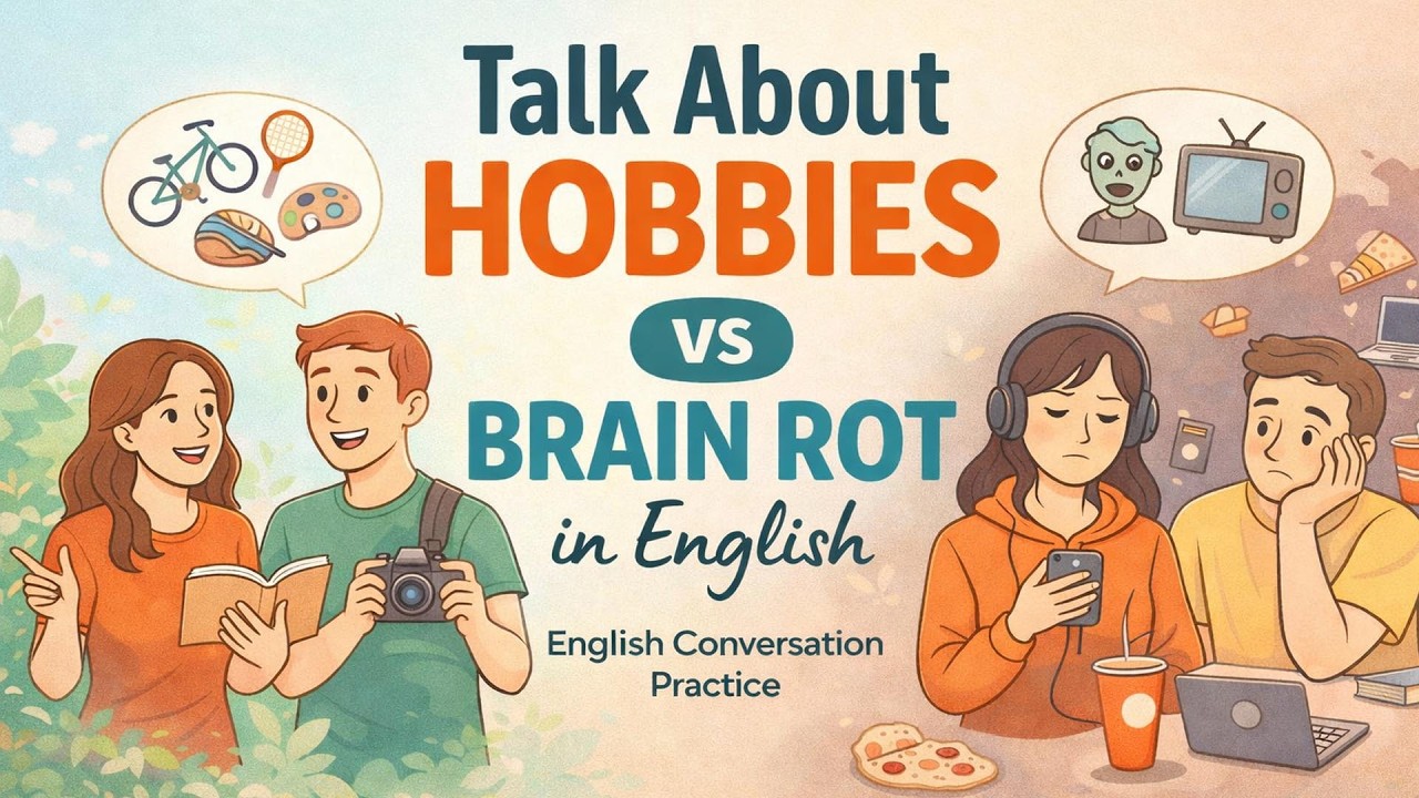 Обсуждение хобби и вреда для мозга на английском языке | Улучшение концентрации и беглости речи |...