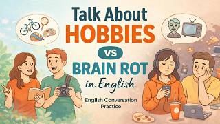 Talk About Hobbies vs Brain Rot in English | Improve Focus & Fluency | English Conversation