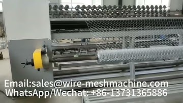 Normal and reverse twist Hexagonal Wire Netting Machine