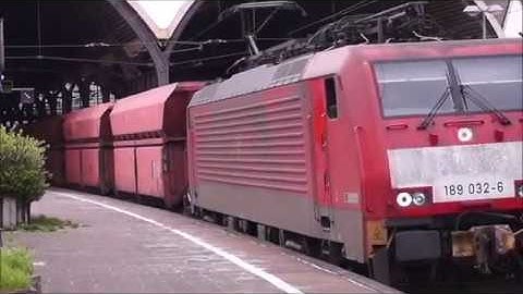 Heavy coal train getting his new load passing through our train station