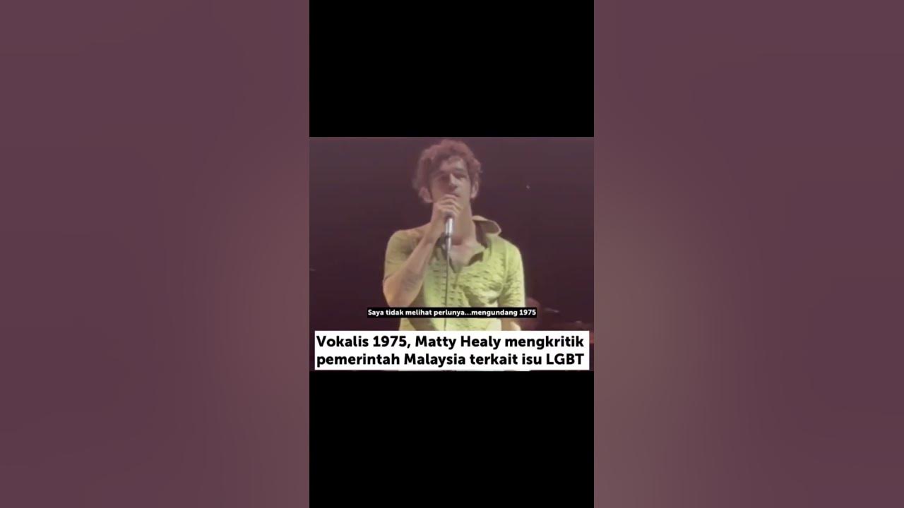 Kontroversial band 1975 terkait LGBT #malaysia #tolaklgbt #1975 #shorts #tolaklgbt #fakta