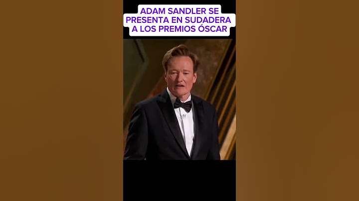 ¡INCREÍBLE! Adam Sandler aparece en los OSCAR 2025 vestido con suéter