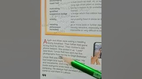 ENGLISH CLASS FOUR CH NO. 5 MESSAGES FROM THE MOUNTAIN