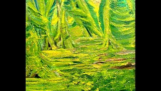 Moss covered blanket Canadian contemporary Nature Artist  Karen Colville on Carr