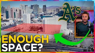 Would A's ballpark FIT on 9 acres? [Las Vegas Tropicana Hotel]