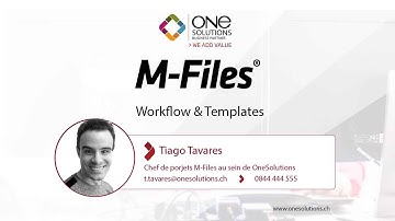 M Files - Découvrez les Workflows et templates