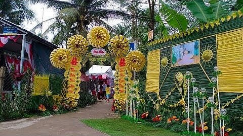 Cổng cưới lá dừa miền tây tại Bến tre #cổngcướikennguyễn 0916681858