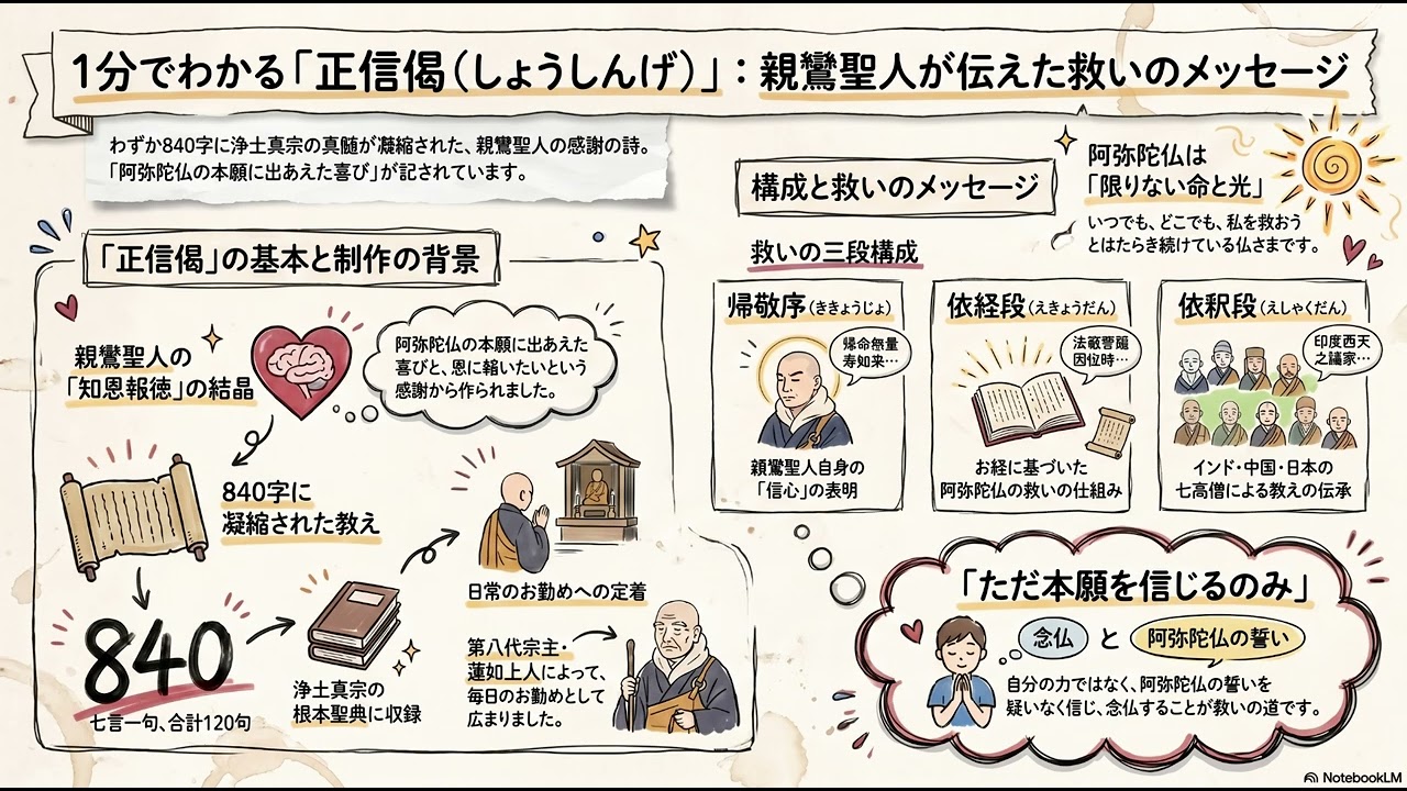 初めて学ぶ「正信偈」講座 -1 - YouTube