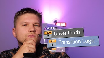 Lower thirds in Vizrt #6 — Title element
