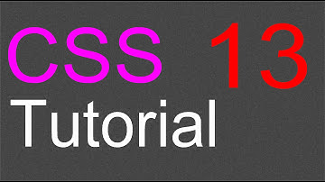 CSS Layout Tutorial - 13 - Working in the header
