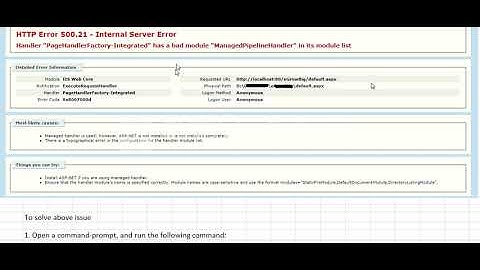 HTTP Error 500 21   Internal Server Error