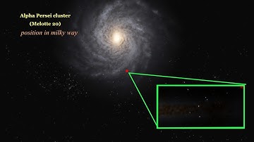 Alpha Persei cluster /  Melotte20 - space engine ओपन स्टार क्लस्टर