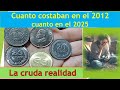 GRANDES DIFERENCIAS EN 13 AÑOS, monedas de 20 centavos y 25 centavos, catalogo 2012 vs actualidad