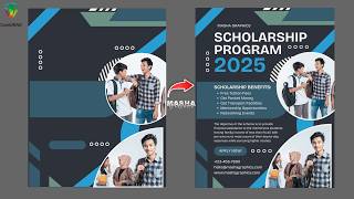 How to Create A Scholarship Programme Design | CorelDRAW Tutorial | Flyer Template For Beginners How to Create A Scholarship Programme Design | CorelDRAW Tutorial | Flyer Template For Beginners