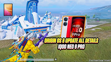 IQOO NEO 9 PRO ORIGIN OS 6 UPDATE 🤩 ALL FEATURES & 120FPS PUBG/BGMI TEST 2025