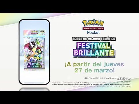 JCC Pokémon Pocket: Festival Brillante | ¡Disponible el 27 de marzo!