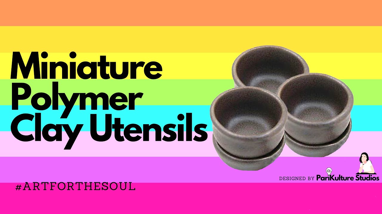 Polymer Clay Miniature Kitchen Utensils | 