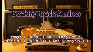Groovy backing track A minor | 80 BPM | MusicBuddy