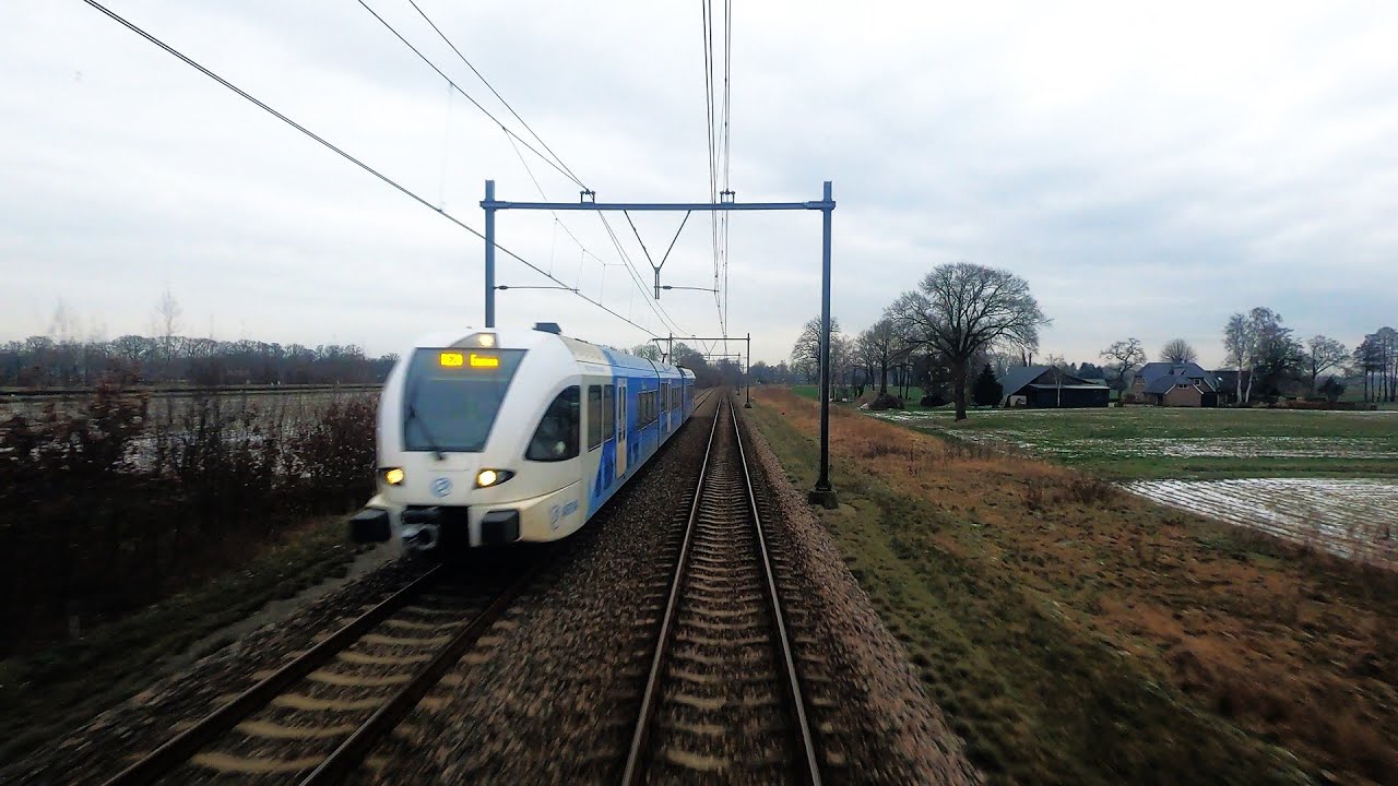 4K Cabinerit Coevorden - Zwolle (spitstrein) 17-01-2024