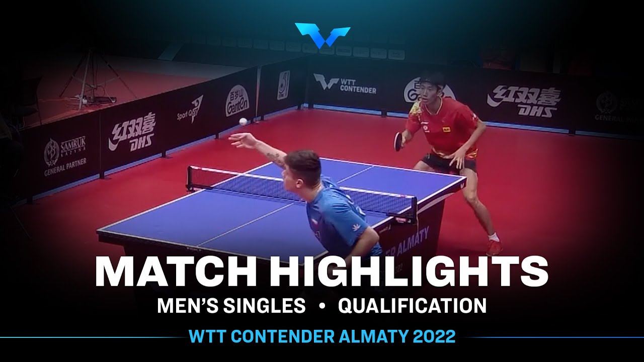 Liang Yanning vs Felix Wetzel MS WTT Contender Almaty 2022 (Qual)