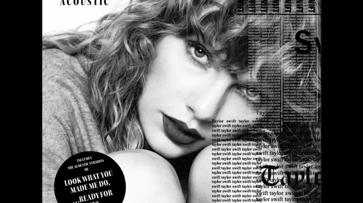 Look What You Made Me Do Acoustic version - Acoustic performance video thumbnail
