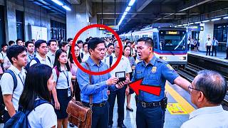 PULIS PINAHIYA ANG ISANG LRT COMMUTER NA NAGREKLAMO—PERO NANG IPINAKITA ANG ID..