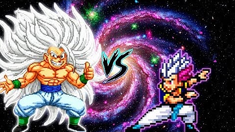 Goku SSJ Infinity Ultra V3 OP VS Gotenks Ultra Ego Instinct V2 OP in Jump Force Mugen