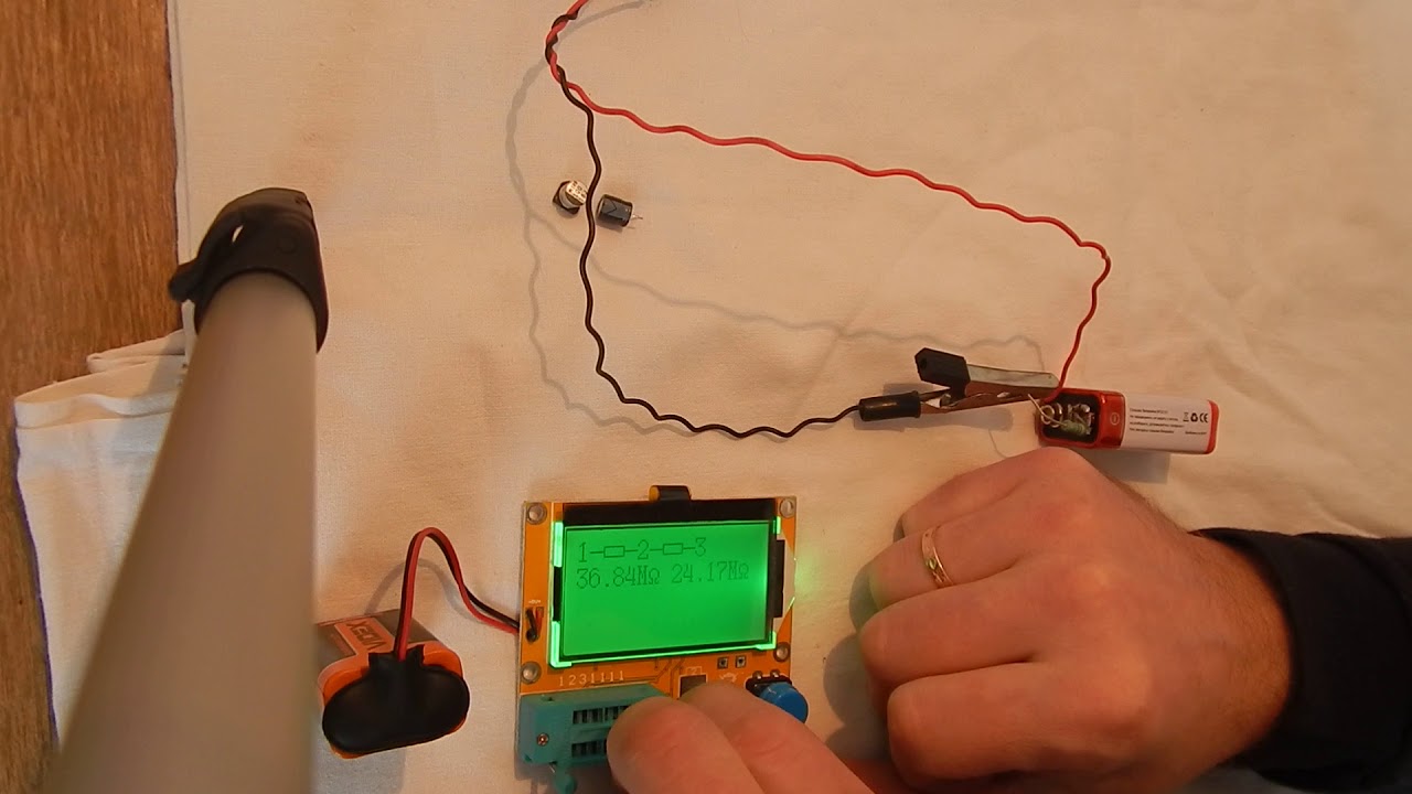 Работа пробника электролитических конденсаторов. Как он помог мне ...