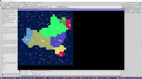 Simple Voronoi Map Program Video