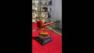 Video: Briar pipe Paronelli duck pipe handmade