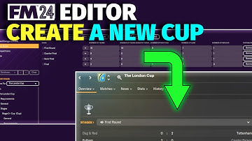 How To Add A NEW Cup in Football Manager Editor #fm24